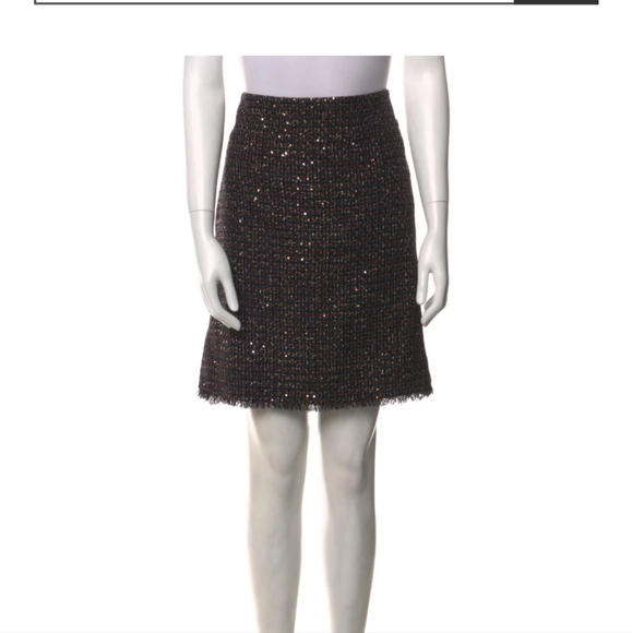 CHANEL 2012 -2013 Lagerfeld Collection Sequin Skirt - Picture 4 of 5